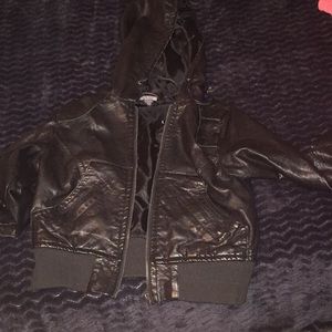 Rue 21 Black Leather Jacket